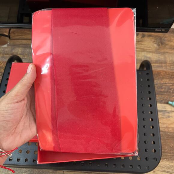 Valentino x Wolford Red Tights Shiny FW2007 Size S Sealed Vintage Hosiery - Picture 3 of 7